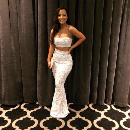Rent NOOKIE Mon Cheri Gown (White 