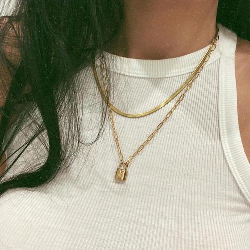 Dainty Herringbone Choker / Necklace 