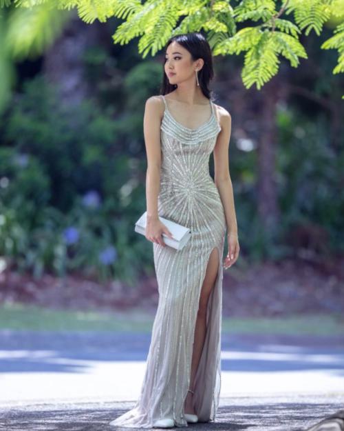 Honey Couture AMORE Silver Sequin 